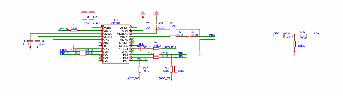 CI1302和AEC电路